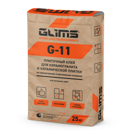 Плиточный клей GLIMS®G-11 для керамической плитки